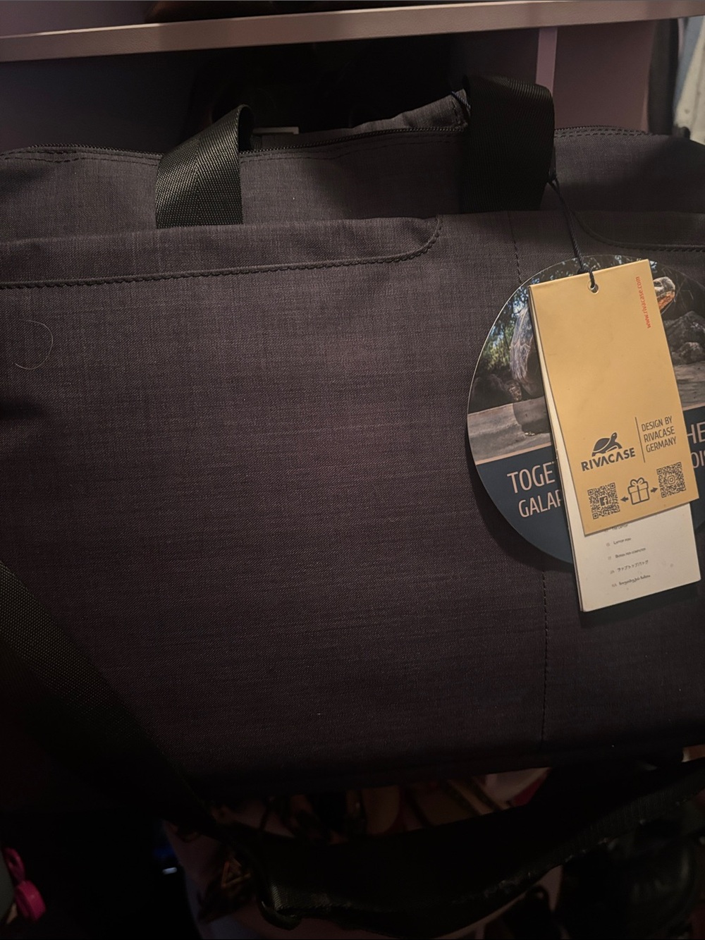 Men's Dark Gray Travel & Laptop Bag